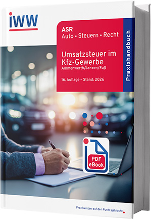 E-Book Praxishandbuch Umsatzsteuer im Kfz-Gewerbe